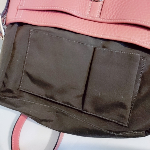 Coach Hamilton 13957 Vintage Leather Shoulder Bag-Salmon Pink-Turnlock C… - Picture 14 of 14